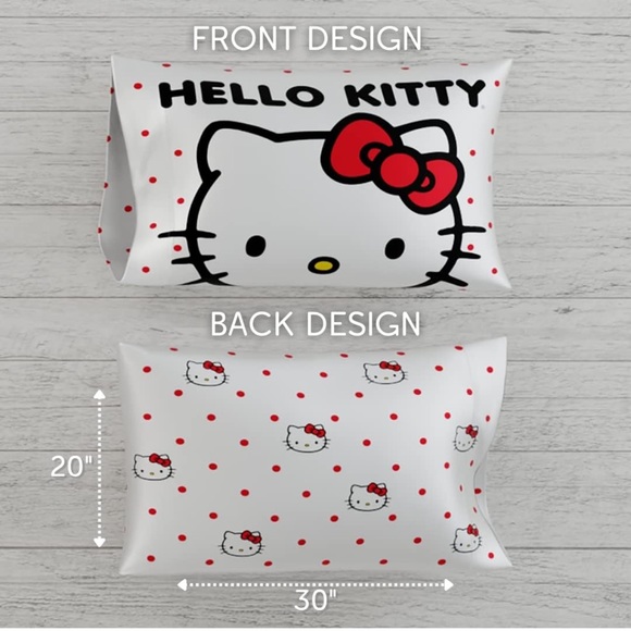 Hello Kitty Satin Pillowcase NEW - Picture 1 of 6